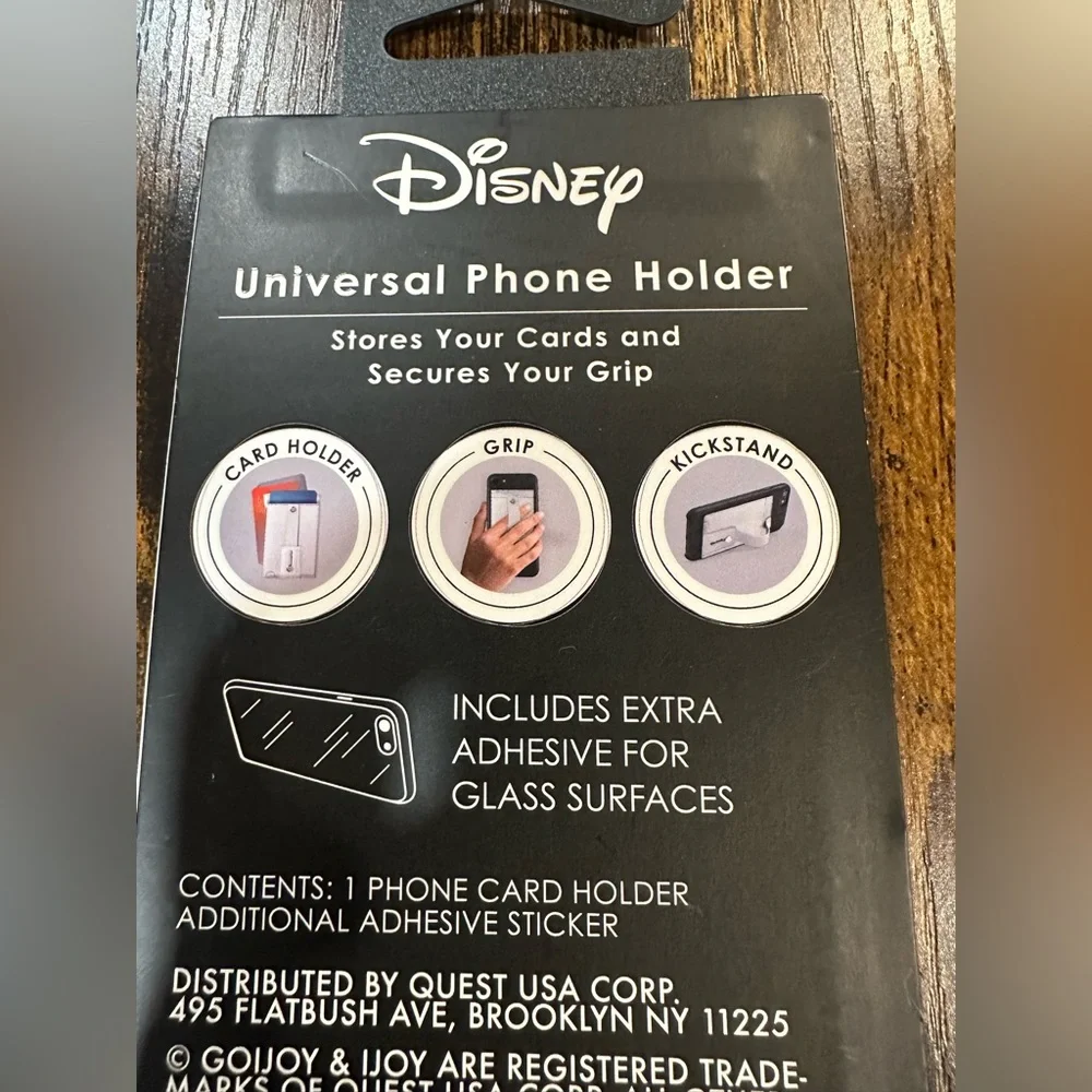 Disney Mickey Mouse Universal Phone Holder (Black) NWT